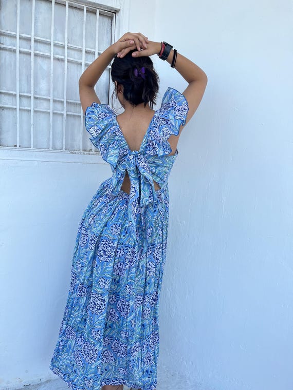 chinese dress ladies Reese | Bow Back Maxi Dress