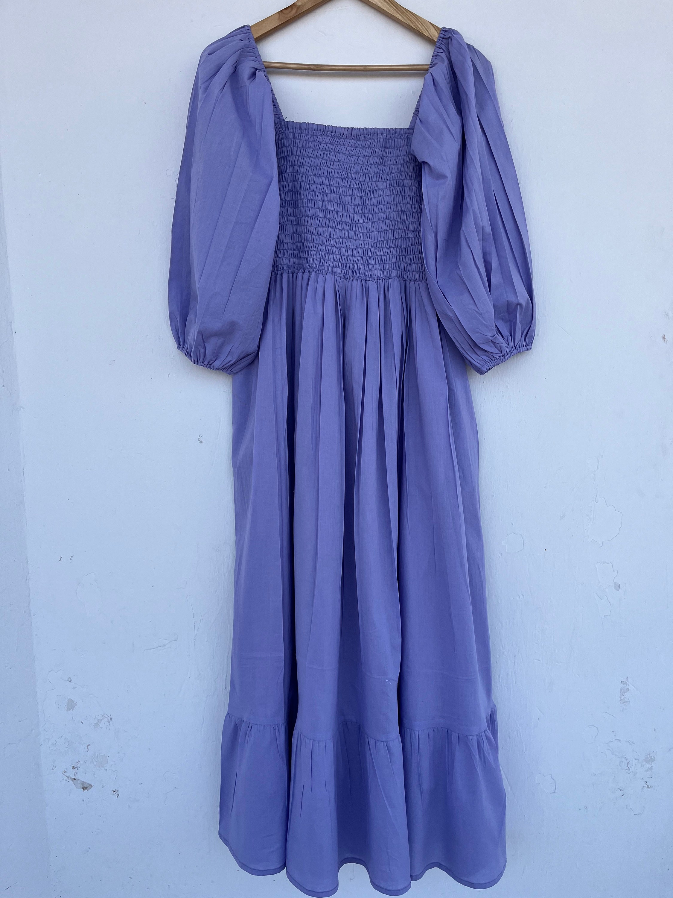 lilac cotton maxi dress Maiah Lilac Maxi Dress - US 12
