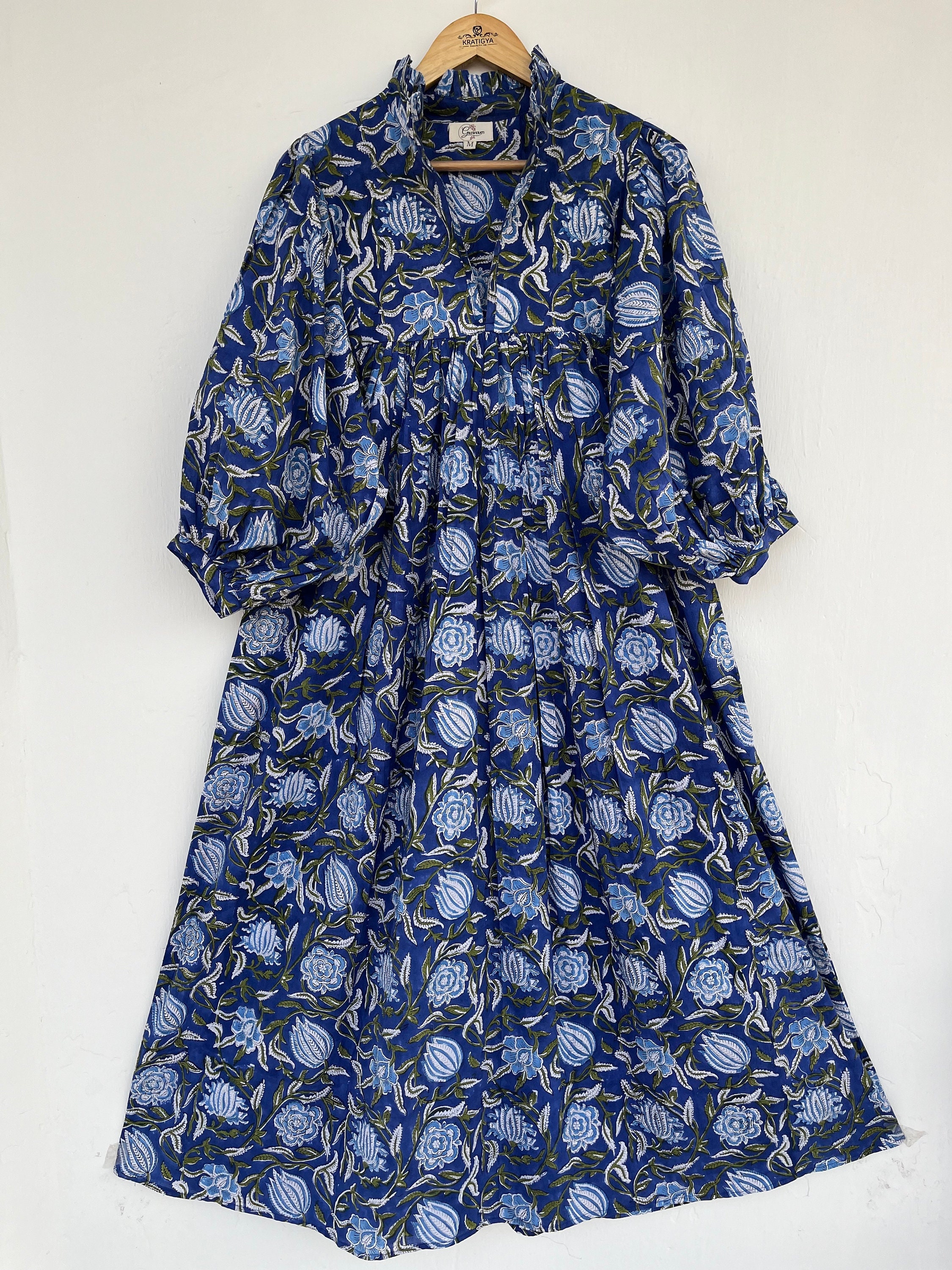blue lotus dress LOTUS BLUE DRESS
