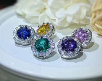 Superbe bouton haute couture diamant taille zircon et cuivre, style de bijoux élégant, 12 mm 20 mm 25 mm bricolage boutons de mode faits main