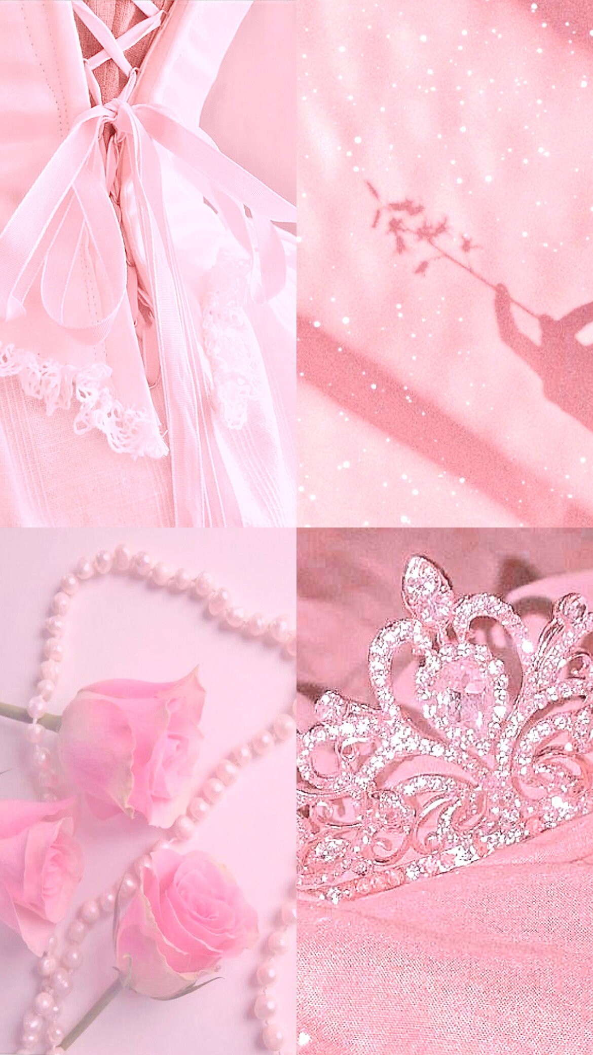 100pc Dreamy Preppy Pink Aesthetic Photo Collage INSTANT DIGITAL