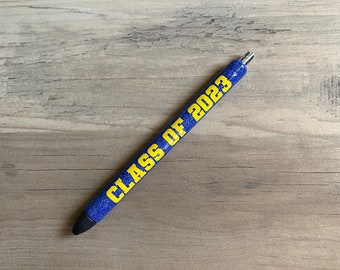 Class of 2024 | Senior year |  graduation gifts | glitter pens | senior pens | inkjoy gel pens | graduation party ideas |