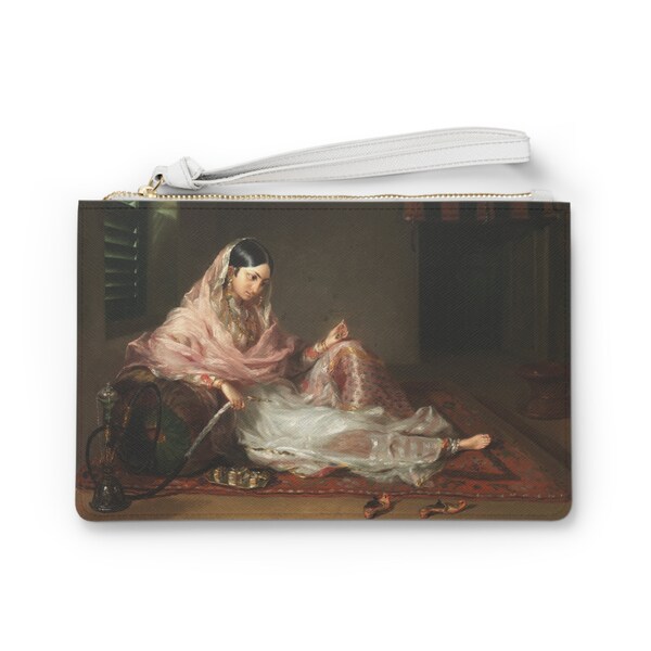 Woman with Hookah Clutch Bag