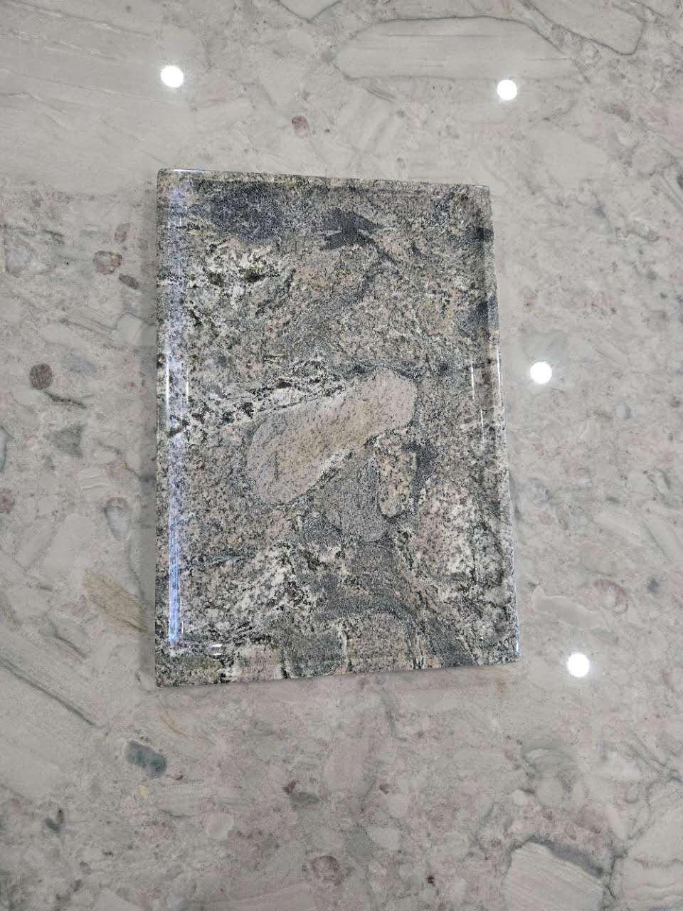 Natural Stone Catchall Tray: Matte Finish Decorative Tray