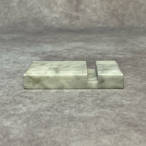 Support de téléphone en pierre naturelle, porte-cartes de visite, support polyvalent, décoration d'intérieur
