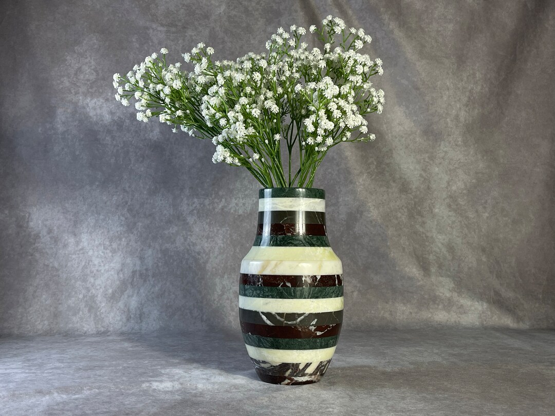 Natural Stone Vases, Luxury Home Decor, Handmade Vase, Marble Vase Etsy