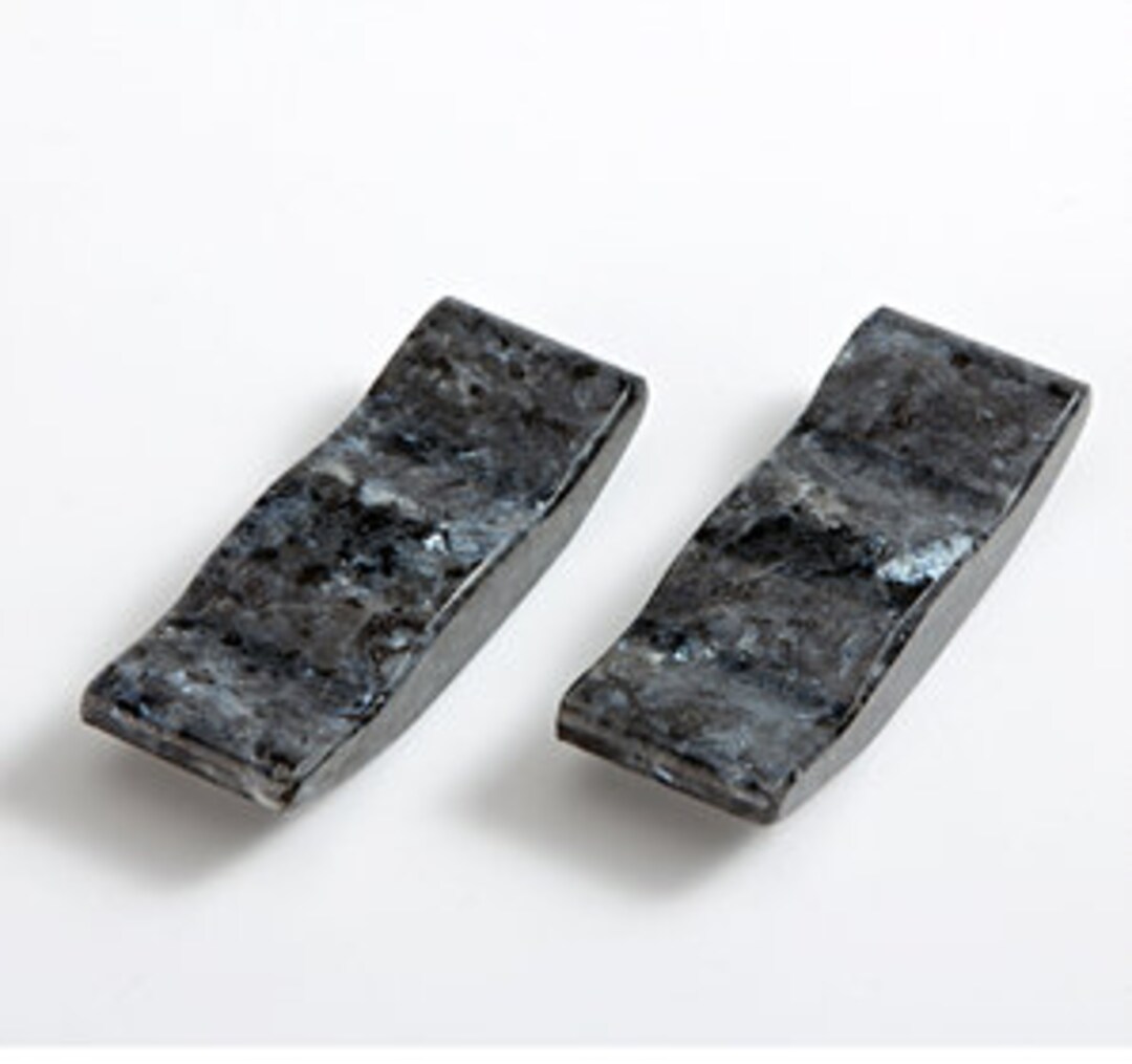 Chopstick Holder Genuine Stone Blue Jade Handmade Kitchen Etsy