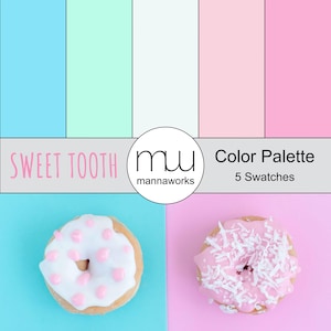 Candy Pastel Color Palette: HEX Codes for Canva, Figma, Procreate (PDF Download)