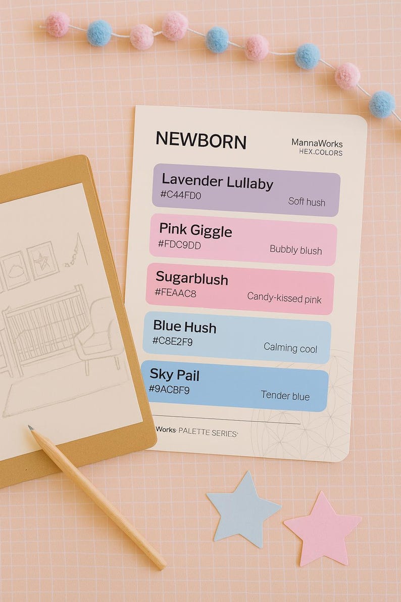 Newborn Color Palette – Pro Series™ Designer Toolkit | Pastel Nursery ...