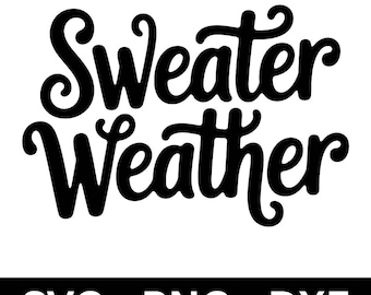 Maglione Meteo PNG SVG dxf, Autunno, Caduta, Sublimazione, Maglietta, File di taglio Cricut, Silhouette