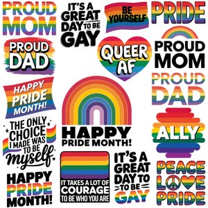 proud mom, its a great day to be gay, be yourself, pride, proud dad, queer af, ally, peace love pride, happy pride month, the only choice i made was to be myself, it takes a lot of courage to be yourself