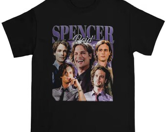 Limited Spencer Reid Vintage T-Shirt, Spencer Reid T-Shirt, Unisex 90s Vintage Shirt, Spencer Reid Gift For Women And Man Unisex T-Shirt