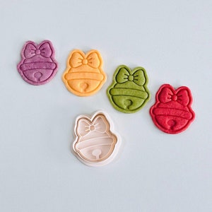 Jingle Bell Cookie Cutter | Festive Christmas Bell with Bow | Holiday Baking Tool for Seasonal Treats