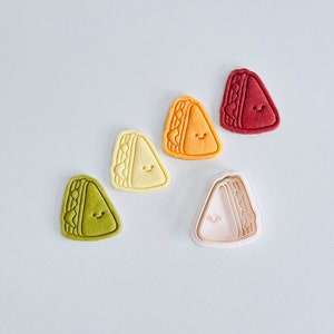Sandwich Cookie Cutter | Breakfast Food Cookie Cutter Stamp Set | Smiley Face Sandwich Cookie Cutter | 3D Printed