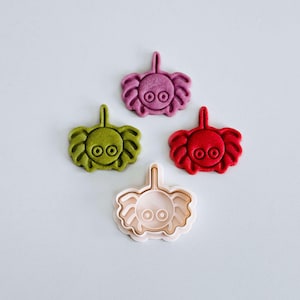 Spider Cookie Cutter | Halloween Cute Spider Cookie Cutter Stamp Set | Fun Spooky Fondant Molds | 3D Printed