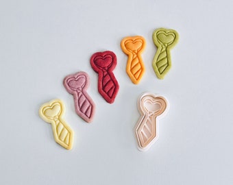 Tie Cookie Cutter | Father's Day Cookie Cutter Stamp Set | Baking Gifts for Dad | 3D Printed