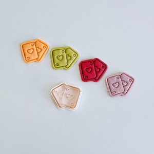Emporte-pièce Poker Card | de tampons à l'emporte-pièce Saint-Valentin | Moules à fondant Love Poker | Imprimé en 3D