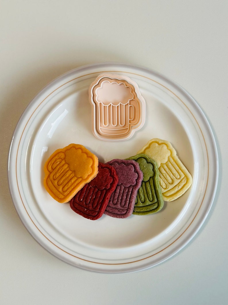 Cwc Cookie Cutter Mug Beer Mug Cookie Cutter Stamp Set | 3D Printed - Etsy