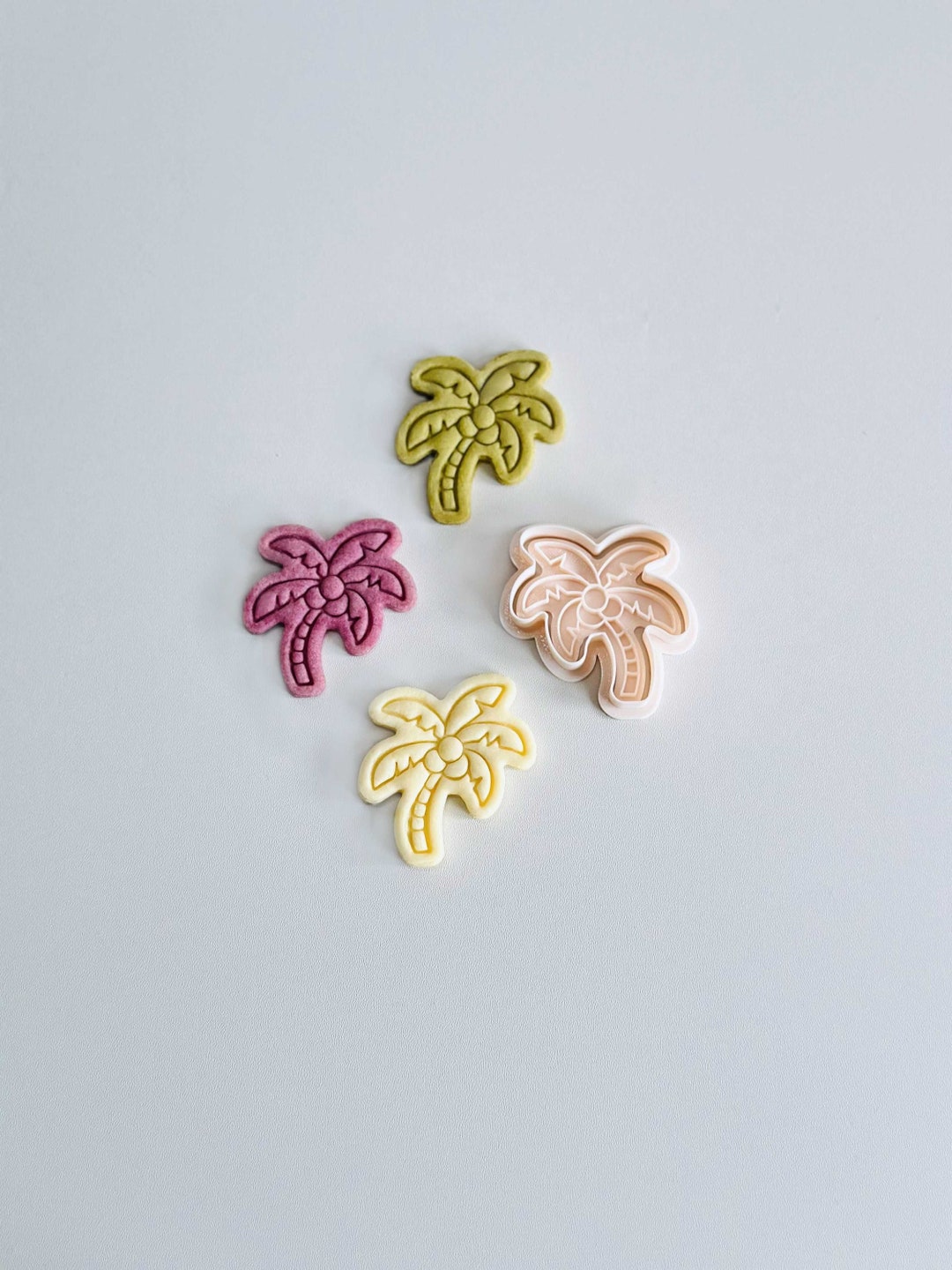 Palm Tree Cookie Cutter | Tropical Palm Tree Cookie Cutter Stamp Set ...
