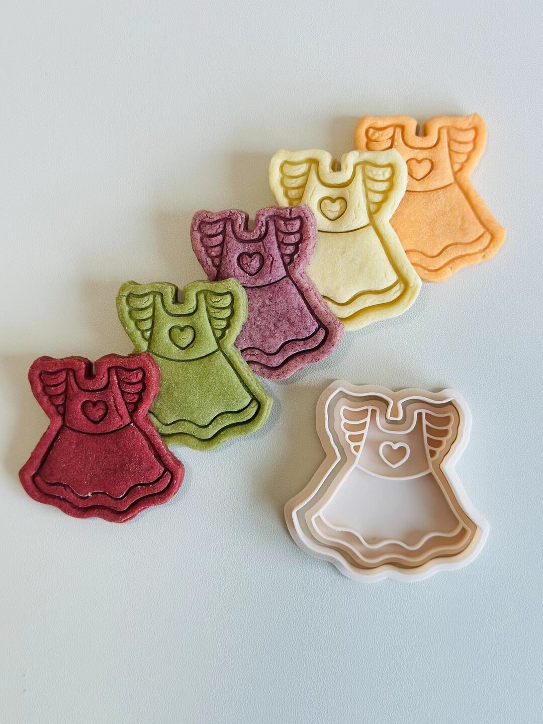 Baby Girl Dress Cookie Cutter Baby Romper Cookie Cutter Stamp Set Girl
