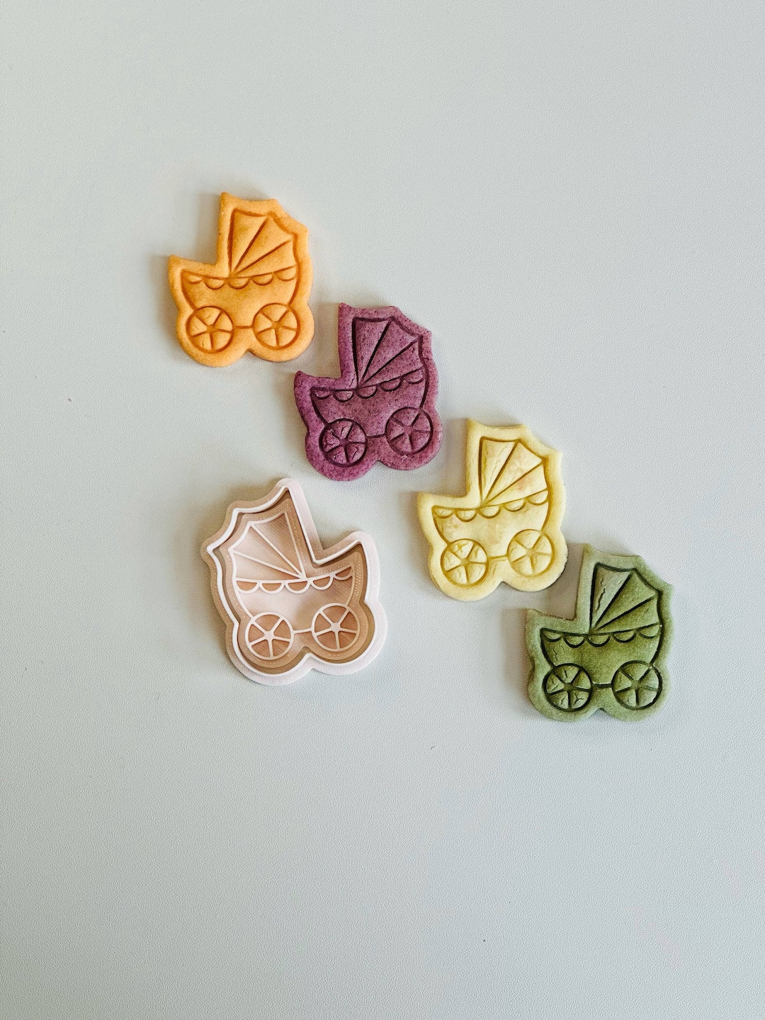 Baby Stroller Cookie Cutter Baby Shower Cookie Cutter Stamp Etsy