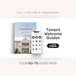 Tenant Welcome Packet - Printable & Digital | Apartment Welcome Guide, Community New Resident | Property Management Template |  Letter RE1