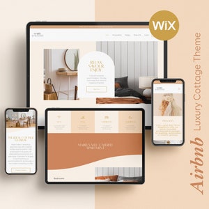 Airbnb Booking Website Template Premium Wix Theme Real Estate Vrbo Website Vacation Rental Website Book Now | Elegant Professional DIY EG2