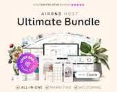 Airbnb Host Template Bundle - House Signs, Welcome Guide Books, Cleaning Checklists & More! EG2