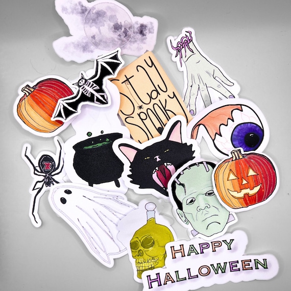 Mystery Spooky Sticker Pack of 5