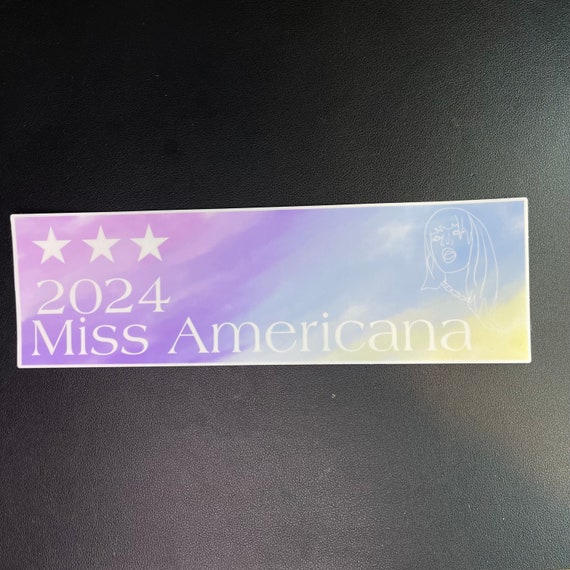 Taylor Swift Waterproof Vinyl Sticker Miss Americana 2024