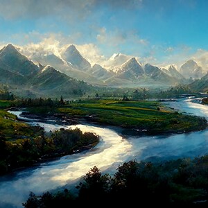 Beautiful Valley Painting