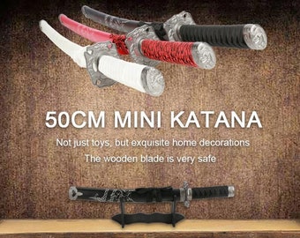 50cm Mini Katana | 1:1 Bamboo Sword | Home Decoration Gifting