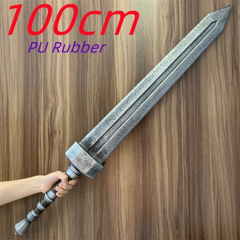 I want to share my preferences, the dragon slayer is made of wood, and the  sword from the golden age is made like a real sword : r/Berserk