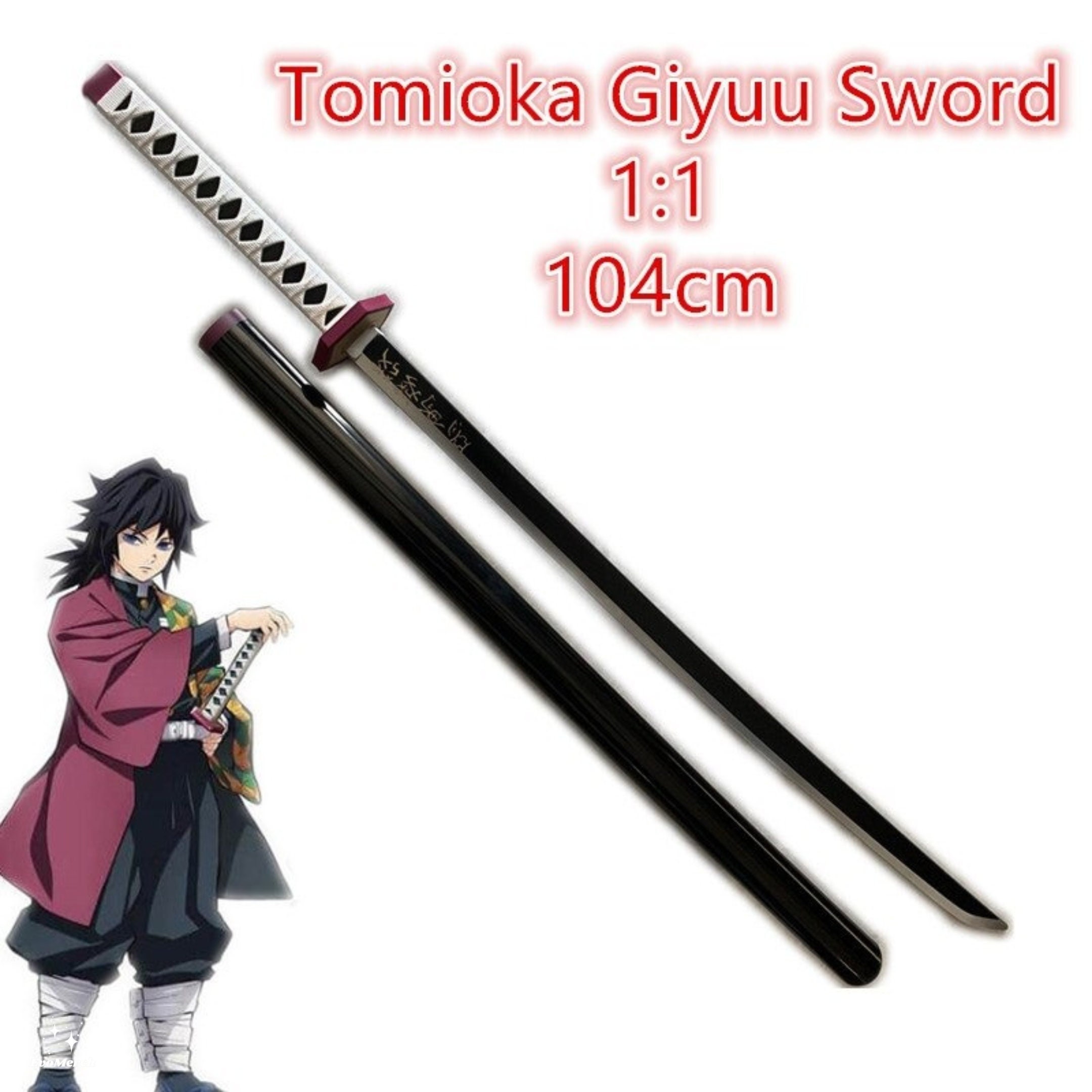 104cm Sword Demon Slayer Agatsuma Zenitsu Cosplay Katana Nichirin Japan  Kimetsu No Yaiba Swords Weapon Anime Knife Toys Gift  Fruugo IN