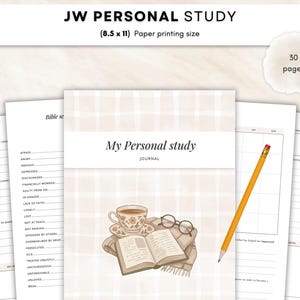 JW Personal Study PDF for printing and GoodNotes