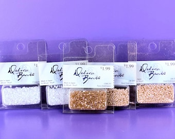 Delica Seed Beads by Miyuki Shoji Color Variations