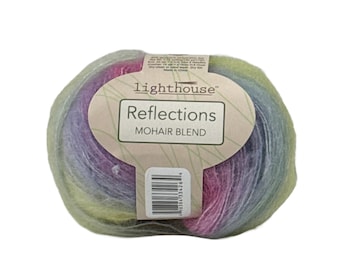 Reflections Mohair Blend Yarn by Lighthouse Color Variations