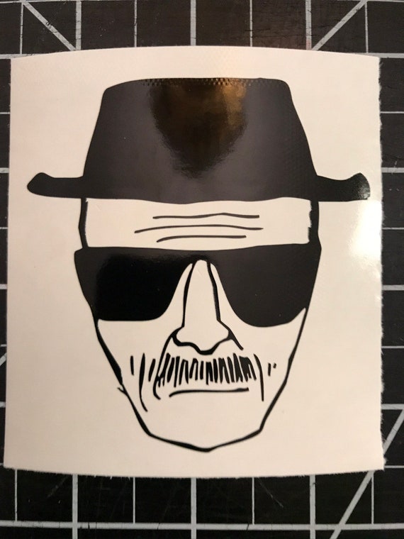 Heisenberg Sketch Breaking Bad Sticker Vinyl Decal - Etsy Denmark