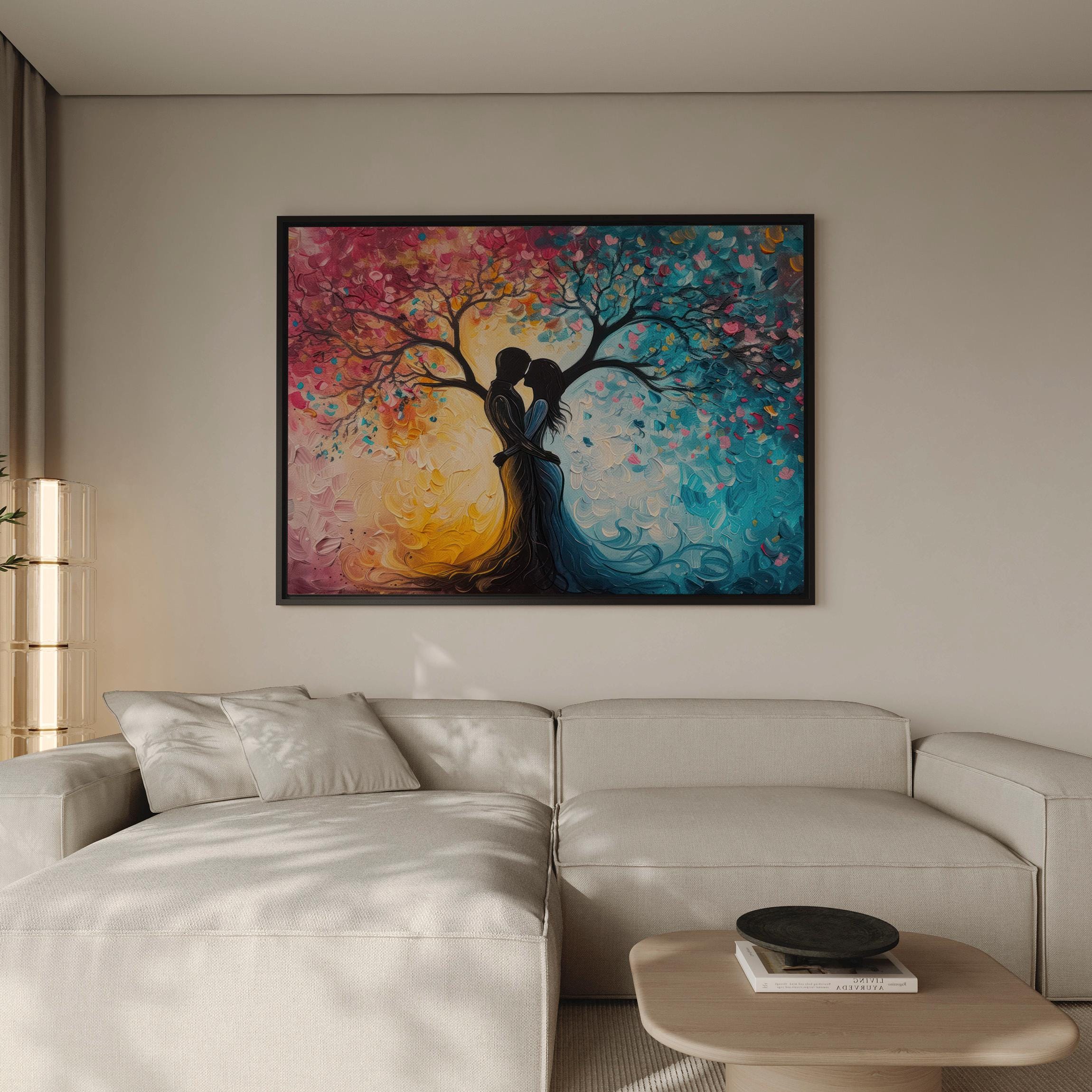 Tree of Love Panting Canvas Print | Soulmate Art | Intricate