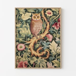 Stampe ispirate a William Morris, decorazioni Art Nouveau, stampe botaniche, poster floreali, decorazioni per la casa, arte vintage, arte murale stampabile, galleria