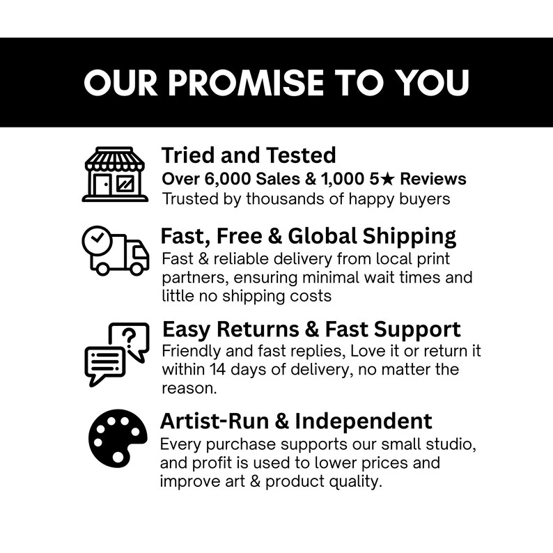 OUR PROMISE TO YOU