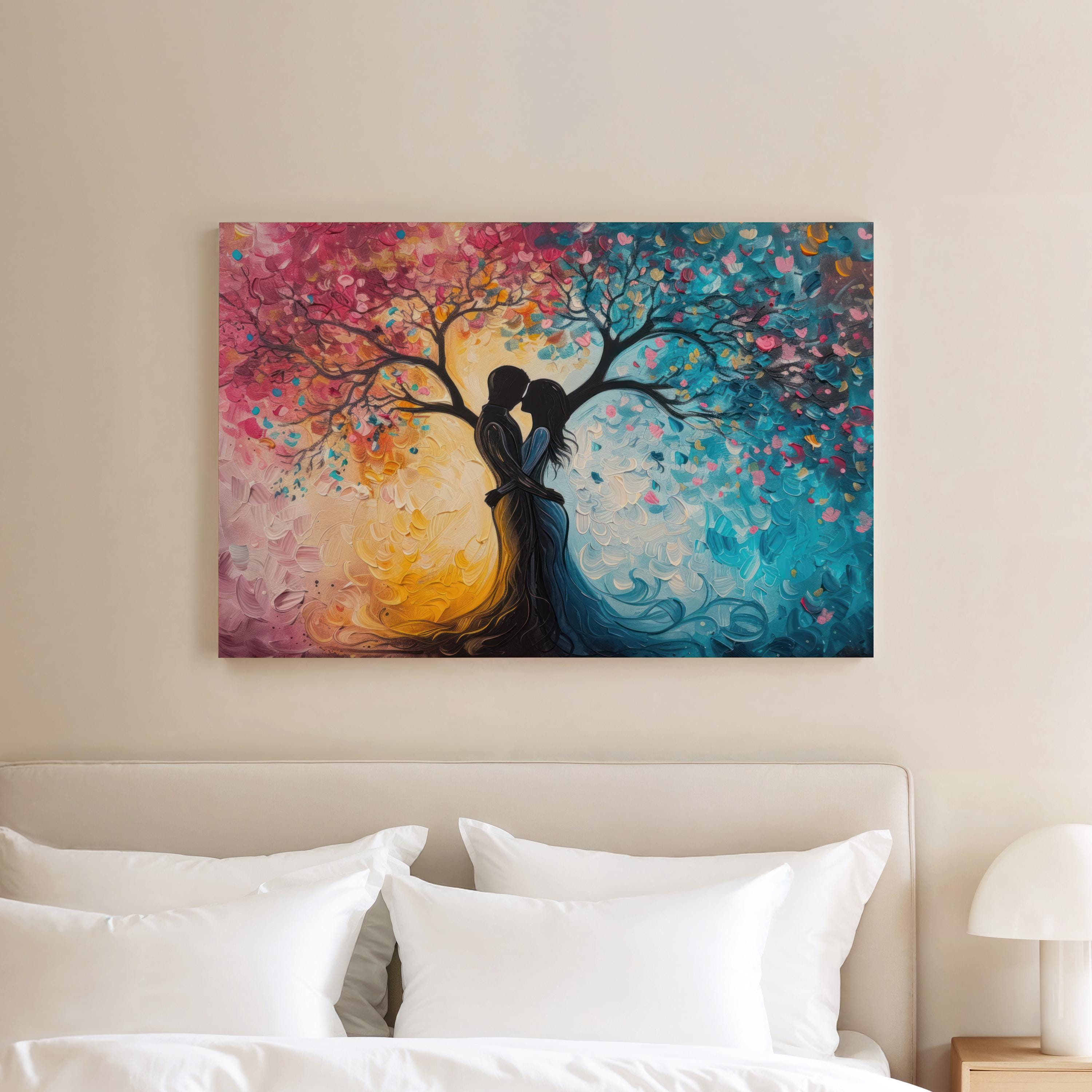 Tree of Love Panting Canvas Print | Soulmate Art | Intricate