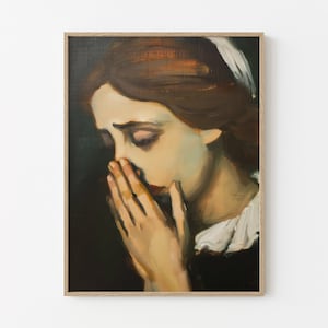 Funny Bathroom Interesting Smell Oil Painting Print | Decor Lady Classical Art Vintage Midcentury Print | Toilet Humor Amusing | FIS1