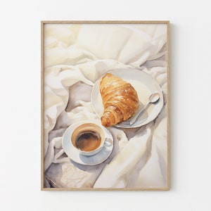 Stampa di un dipinto ad acquerello sul caffè, opera d'arte sul caffè, poster sul caffè, arte murale sul caffè, regali sul caffè, regalo per gli amanti del caffè, poster da cucina