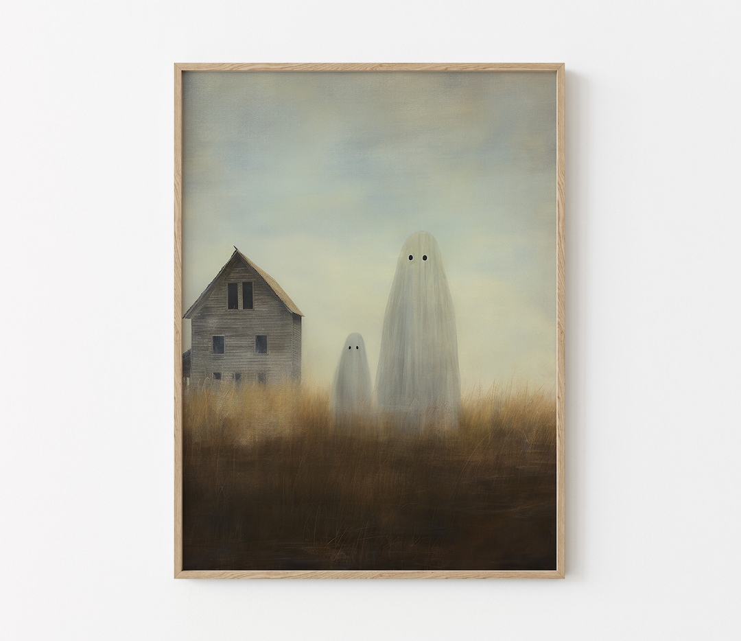 Halloween Wandkunst - Gothic Hexen Druck Mit Mond Für Gruselige Deko