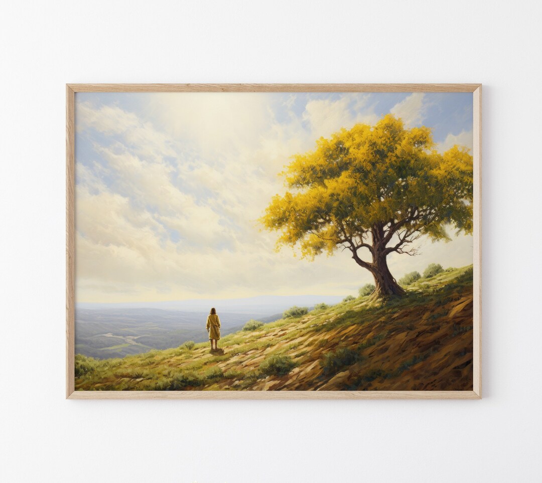 Parable of the Mustard Seed Oil Painting Print, Faith as Small as a ...