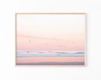 Fine Art Surf Print | Framed Coastal Wall Decor | Vintage California Beach Art | San Diego | Coastal Chic | PGC7