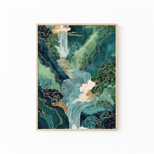 吉田博作 日本の木版画：春の温泉 ジクレーアート - Etsy 日本