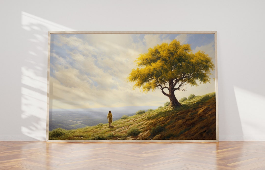 Parable of the Mustard Seed Oil Painting Print Faith as Small - Etsy