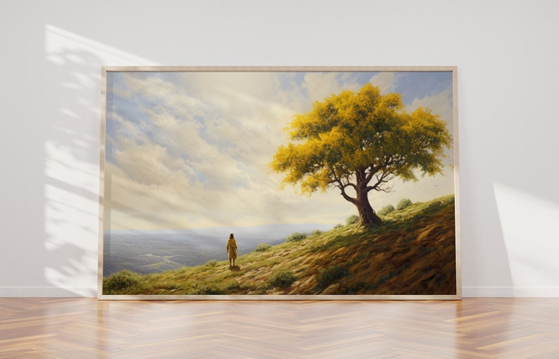 Parable of the Mustard Seed Oil Painting Print Faith as Small - Etsy